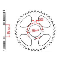 MTX Rear Sprocket 42T for Honda CBR125R 2005-2010 >428 