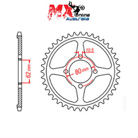 MTX Rear Sprocket 49T 11-276-49