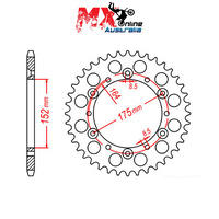 MTX Rear Sprocket 40T 11-2H0-40