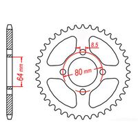 MTX Rear Sprocket 37T for Yamaha YB100 1976-1980 >420 