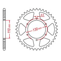 MTX Rear Sprocket 48T for Honda XL250 1971-1978 >520 