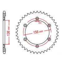 MTX Rear Sprocket 42T for Suzuki DR650SE 2000-2006 >525 