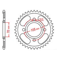 MTX Rear Sprocket 38T for Honda CB250 1973 >530 