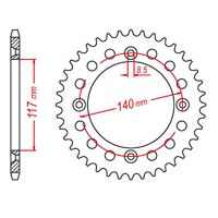 MTX Rear Sprocket 46T for Yamaha YZ80 1991-1992 >428 