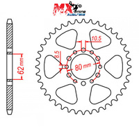 MTX Rear Sprocket 45T Yamaha DT360 1974-1976 11-3Y1-45