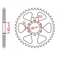 MTX Rear Sprocket 46T for Yamaha TT250 1980-1984 >520 