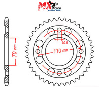MTX Rear Sprocket 36T 11-413-36