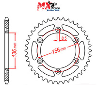 MTX Rear Sprocket 42T 11-415-42