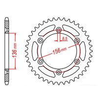 MTX Rear Sprocket 50T for Husqvarna 125 WR ENDURO 1985 >520 