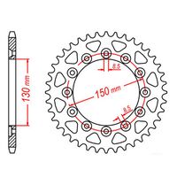 MTX Rear Sprocket 40T for Honda XR200R 1988 >520 
