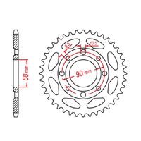 MTX Rear Sprocket 45T for Honda CT125 1977-1980 >428 