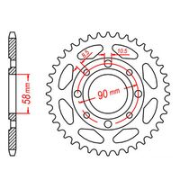 MTX Rear Sprocket 52T for Honda CB100N 1978-1980 >428 