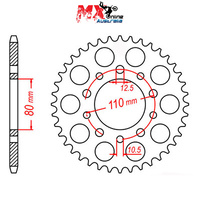 MTX Rear Sprocket 39T 11-438-39
