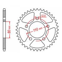 MTX Rear Sprocket 33T for Honda CBX1000 1978-1979 >630 