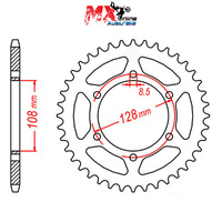 MTX Rear Sprocket 42T 11-487-42
