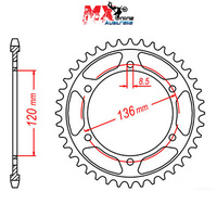 MTX Rear Sprocket 38T 11-49A-38