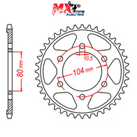 MTX Rear Sprocket 41T 11-503-41