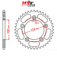 MTX Rear Sprocket 36T 11-744-36