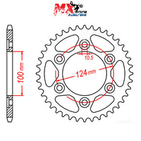 MTX Rear Sprocket 38T 11-745-38
