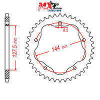 MTX Rear Sprocket 36T 11-751-36