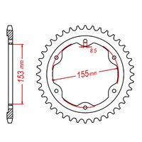 MTX Rear Sprocket 38T for KTM 1290 SUPER DUKE GT 2018-2019 >525 