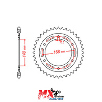 MTX Rear Sprocket 41T 11-BM6-41