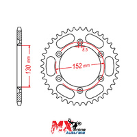 MTX Rear Sprocket 48T 11-BM8-48