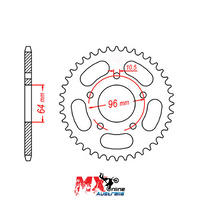 MTX Rear Sprocket 37T Honda XR200R 1981-1983 11-KA2-37