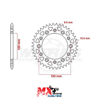 MTX Rear Sprocket 40T 11-KAE2-40