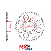 MTX Rear Sprocket 43T for KTM 125 DUKE 2013 >520 