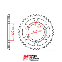 MTX Rear Sprocket 45T Kawasaki ZR7/ZR7S 1999-2006 11-ZXR-45