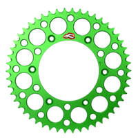 Renthal Ultralite Rear Sprocket 49T for Kawasaki KX 125 2004 >Green