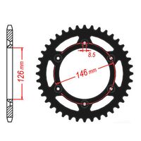 MTX Rear Sprocket 52T Black for Suzuki DRZ250 2001-2005 >520