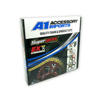 SuperSprox EK Chain Sprocket Kit for Honda CRF450RX 2022-2023 13/49T 520 HD Gold