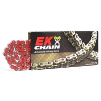 EK Chain for Aprilia FY110 MINI DESERT 2003-2005 H/Duty MX Red >420