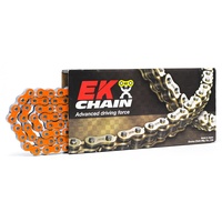 EK Chain for Kawasaki KLR250 1985-2005 SRX'Ring Orange >520