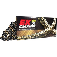 EK Chain 530ZVX3M2-122 NX-Ring Super H/Duty Metallic Black/Gold