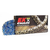 EK Chain 530ZVX3M3-122 NX-Ring Super H/Duty Metallic Blue