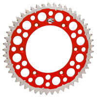 Renthal Twinring Rear Sprocket 49T for Honda CRF 250 R 2007-2009 >Red