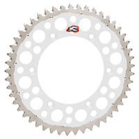 Renthal Twinring Rear Sprocket 50T for Honda CR 125 R 2003 >Silver