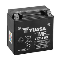 Yuasa AGM Battery for Buell XB12R Firebolt 2004-2010