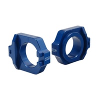 Works Connection Blue Axle Blocks for Honda CRF 250 X 2004-2009