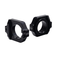 Works Connection Black Axle Blocks for Honda CRF 450 X 2005-2009