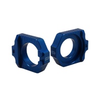 Works Connection Blue Axle Blocks for KTM 250 XC-F 2013-2022