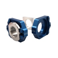 Works Connection Blue Axle Blocks for Husqvarna FC 250 2023-2024