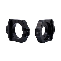 Works Connection Black Axle Blocks for KTM 450 SMR 2008