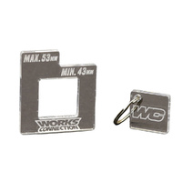 Works Connection Chain Gauge for Yamaha YZ 65 2018-2023 (43mm-53mm)