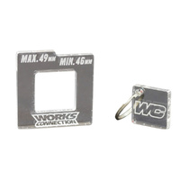 Works Connection Chain Gauge for KTM 85 SX 2018-2024 (46mm-49mm)