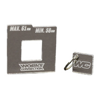 Works Connection Chain Gauge Husqvarna FC 450 R/Star Ed 2018-2024 (58mm-61mm)