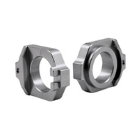 Works Connection Grey Axle Blocks for Honda CRF 450 X 2019-2025